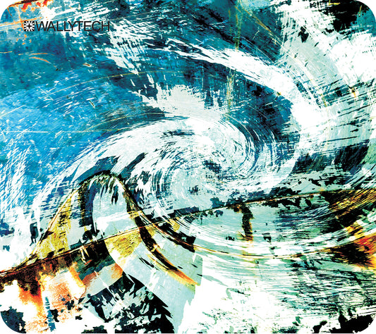 Vortex Impact Tempered Glass Gaming Mouse Pad